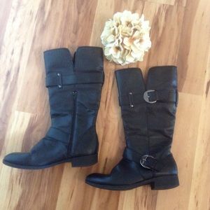Jasmin Leather Moto Boots